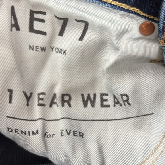 AE77 New York The Boot Premium Jeans Dark Wash - Size 23 - Picture 6 of 8